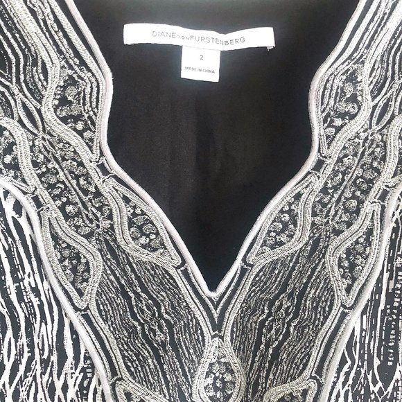 Diane Von Furstenberg Lexie Silk Mini Dress - Picture 7 of 14